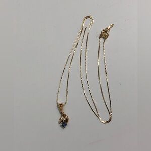 OR 14K Solid Yellow Gold Rope Chain Necklace  Fine 1mm /2.08g